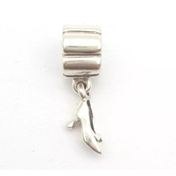 Pandora 925 Silver Retired Stiletto High Heel Charm  790420 - Picture 1 of 7
